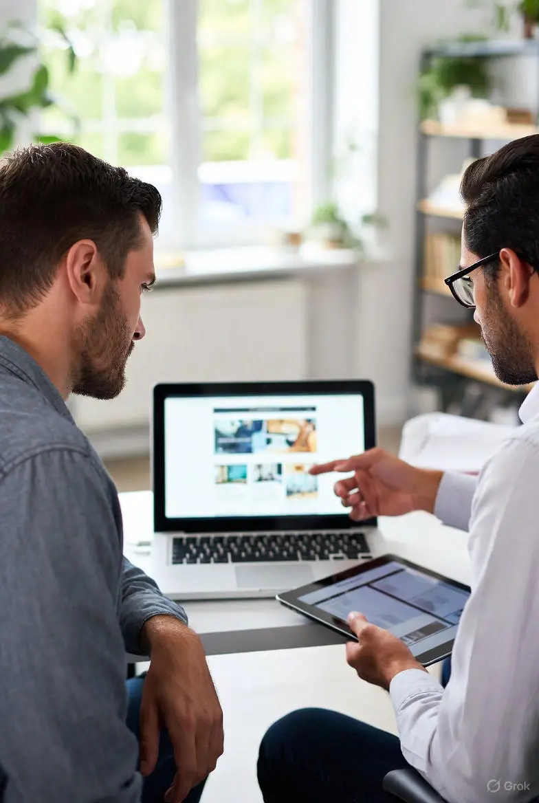 Professional custom website design for small businesses in 2025 by Websixer