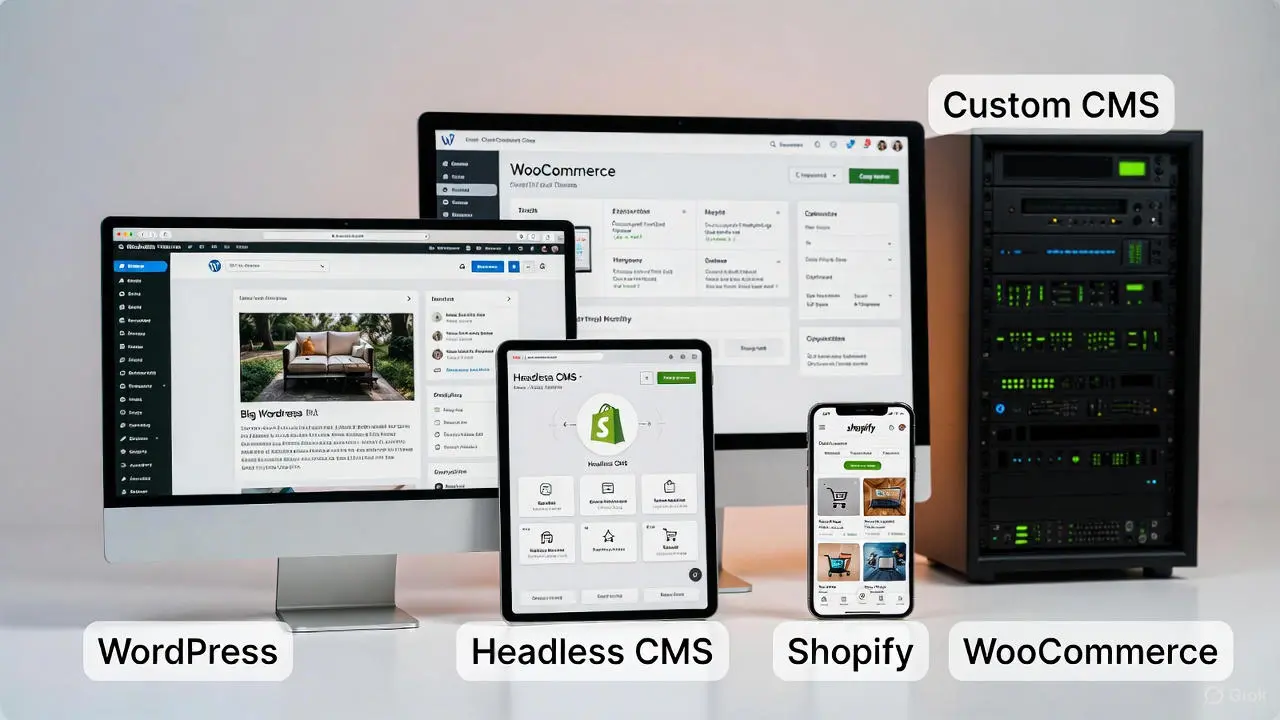 Choosing the best CMS for business websites in 2025 by Websixer